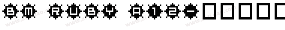 BM ruby A12字体转换